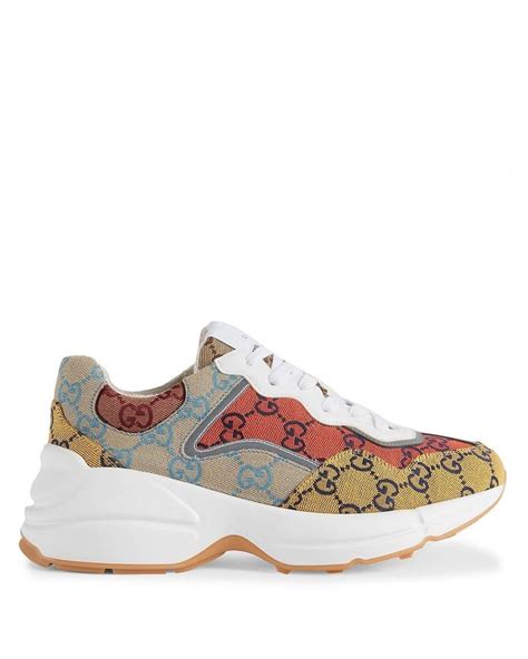 gucci sneaker yellow|gucci trainers ladies sale.